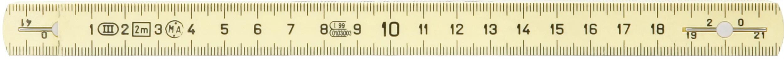 Ks tools gliedermaßstab folding rule 2m ks-tools plastic