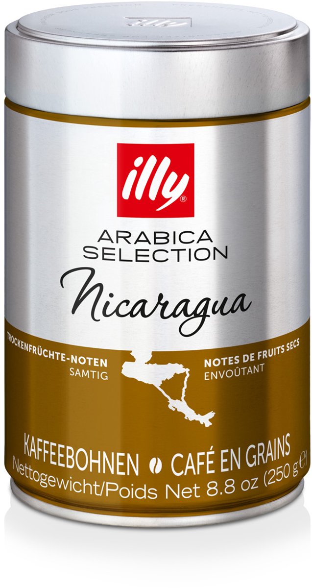 Illy nicaragua koffiebonen - 6 x 250 gram