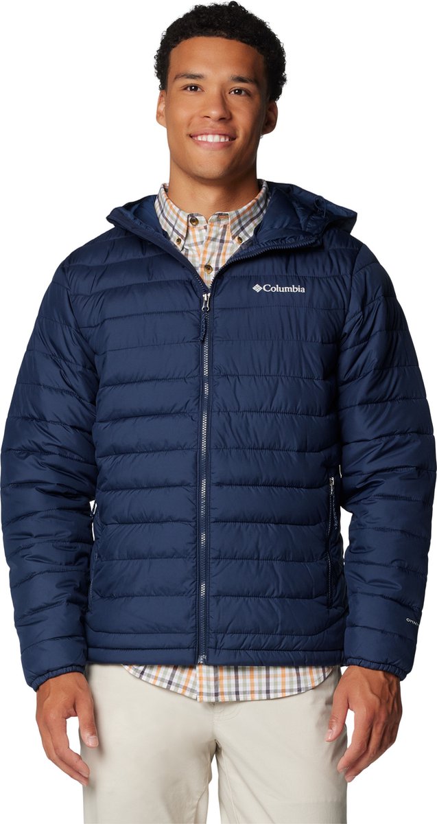 Columbia powder lite™ ii hooded jacket men's outdoorjas - collegiate navy - maat s