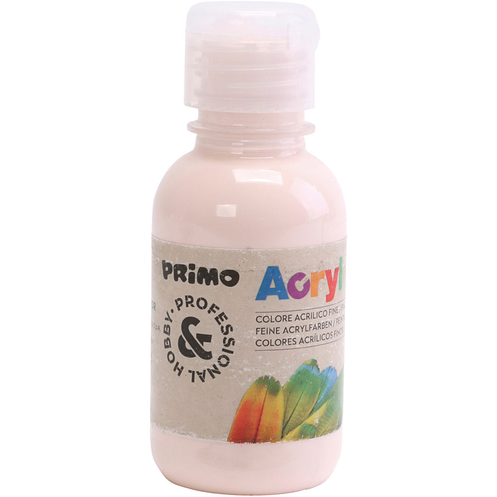 Primo luxe acrylverf, lichtroze, 125 ml 1 fles