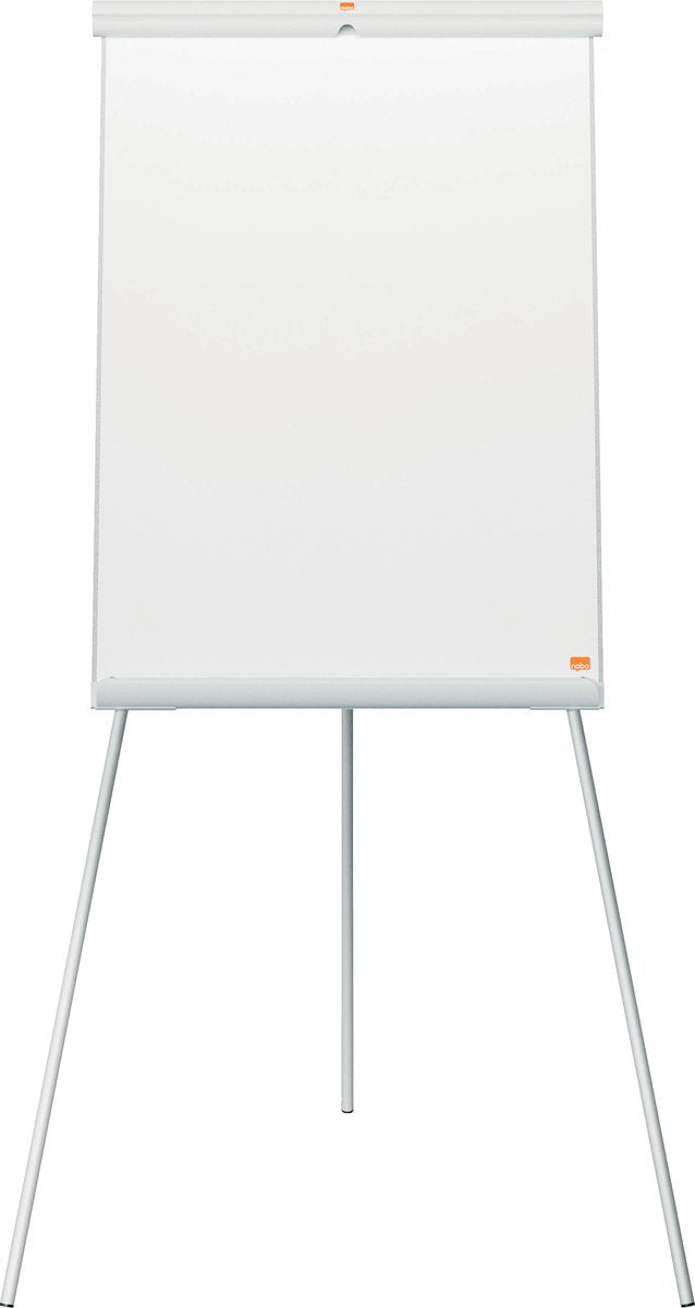 Nobo premium plus stalen flipover met driepootstatief - magnetisch whiteboard - 70 x 100cm - wit