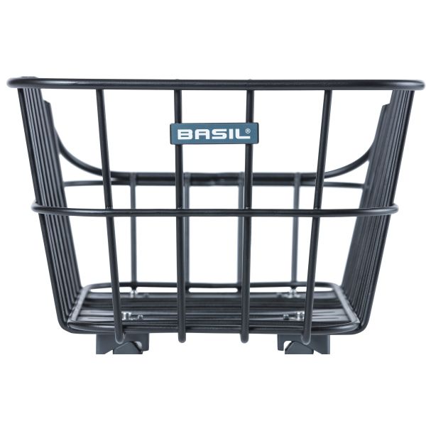 Basil Cento Alu WSL - rear basket - 22 litres - matt black