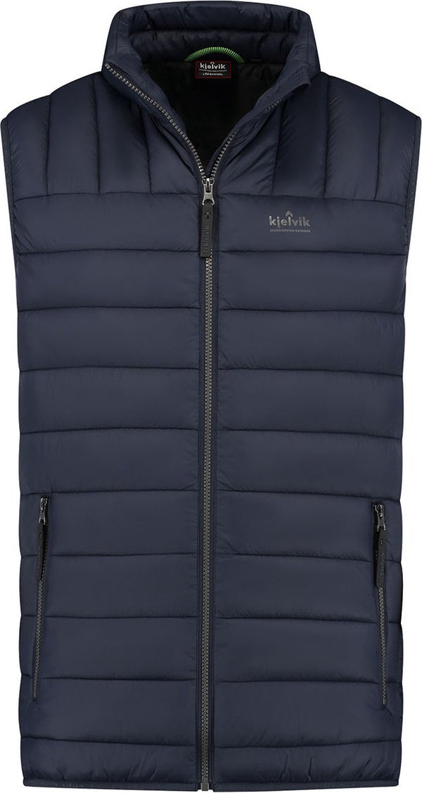 Kjelvik dean heren outdoorbodywarmer - navy