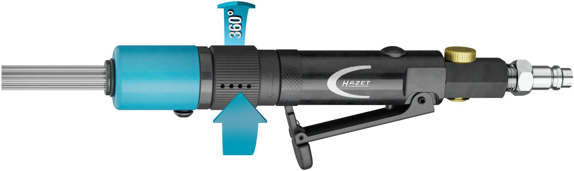 Hazet naaldscaler 9035m-6 needle scaler mini pneumatic tools