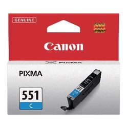 Inktcartridge canon cli-551c cyaan