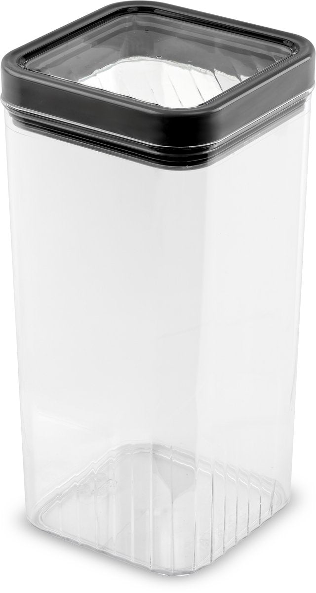 Curver kara voorraadbus - 1,8l - 10,7x10,7x22,2cm - antraciet
