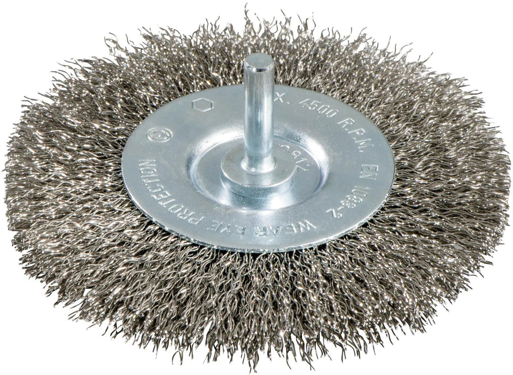 Metabo ronde staaldraadborstel round brush with 6mm shaf d=75mm steel