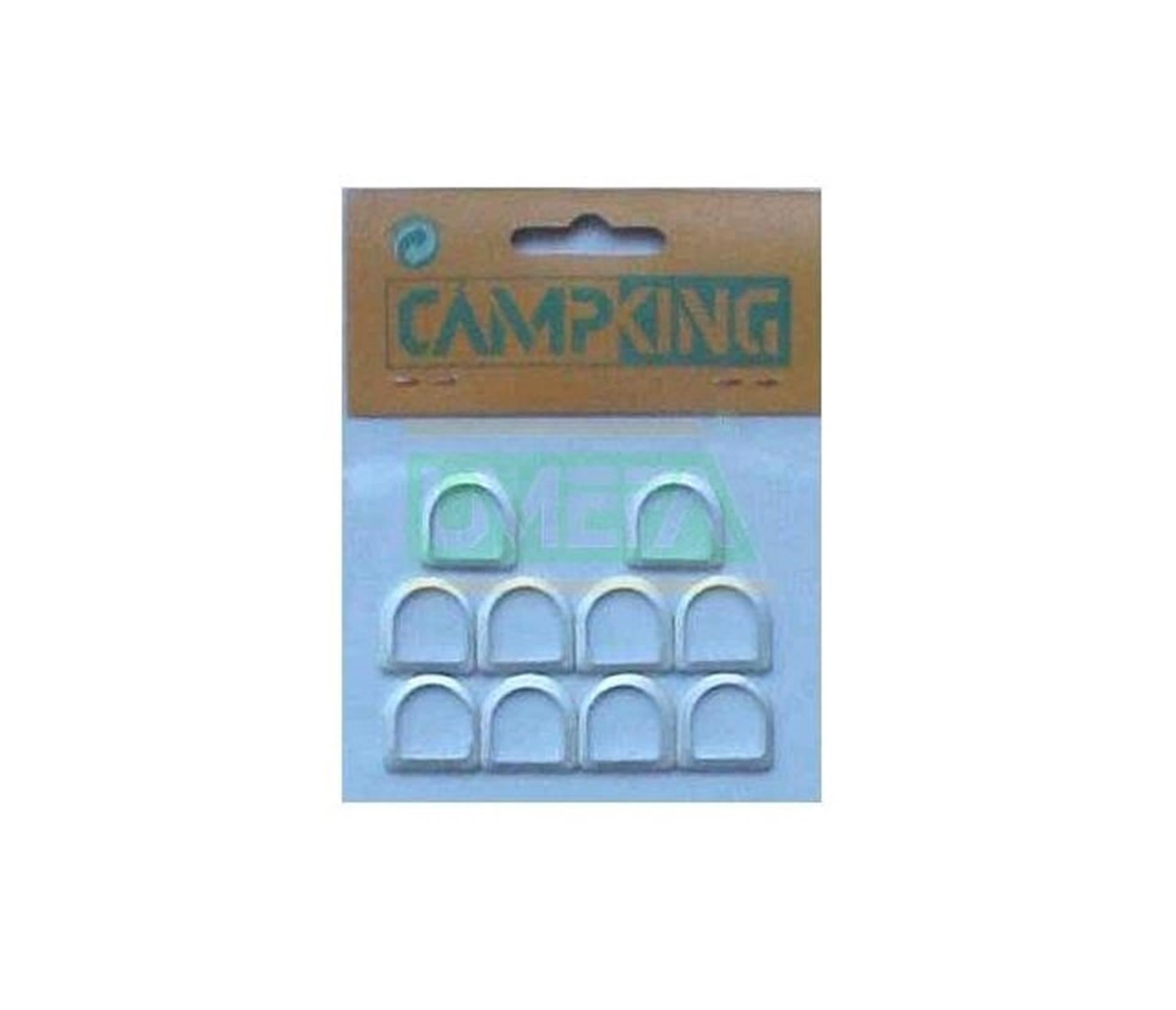 Campking umefa d-ring 13 mm aluminium 10st