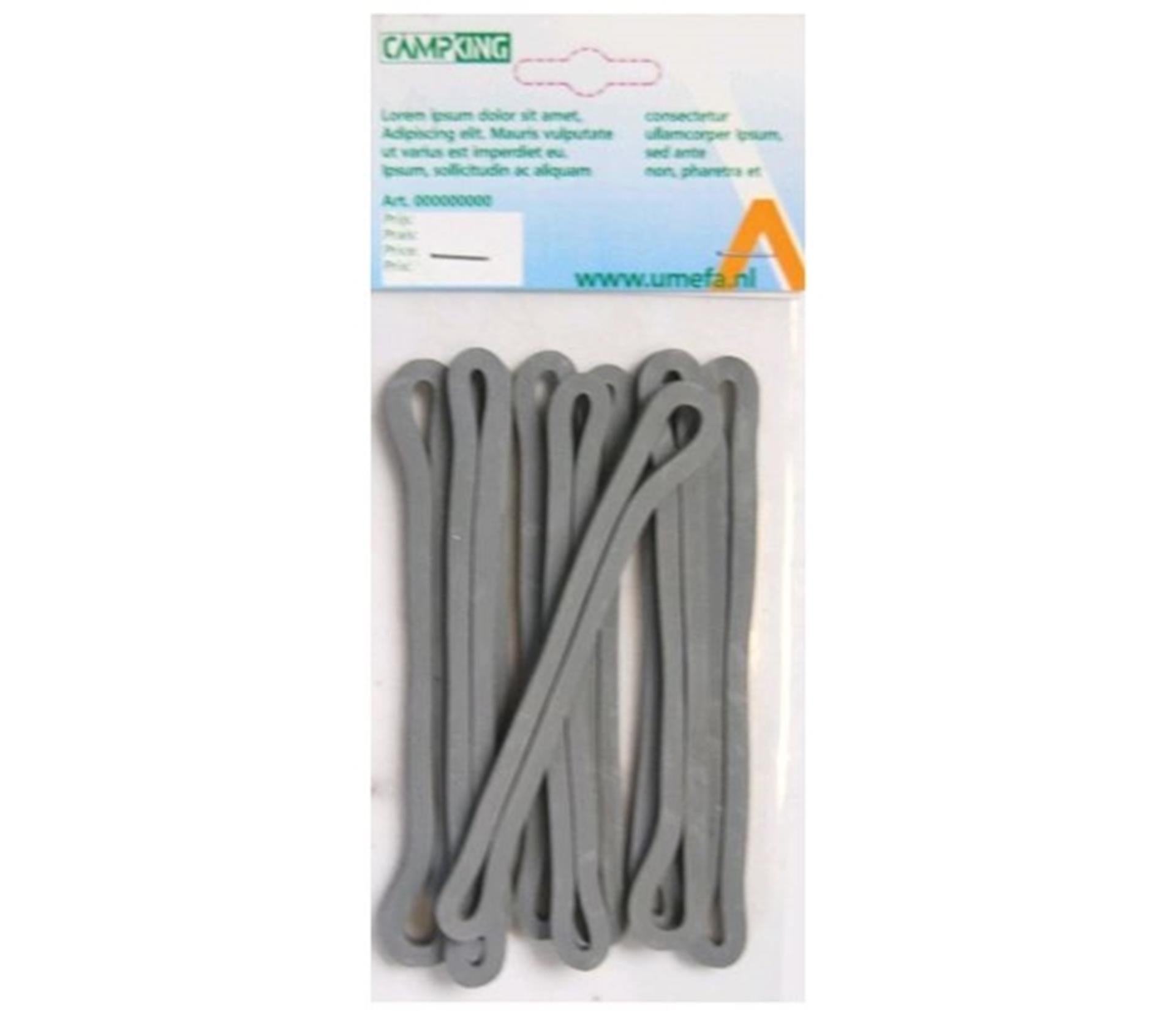 Campingking Campingking 10 Rubberringen 80x90x5mm