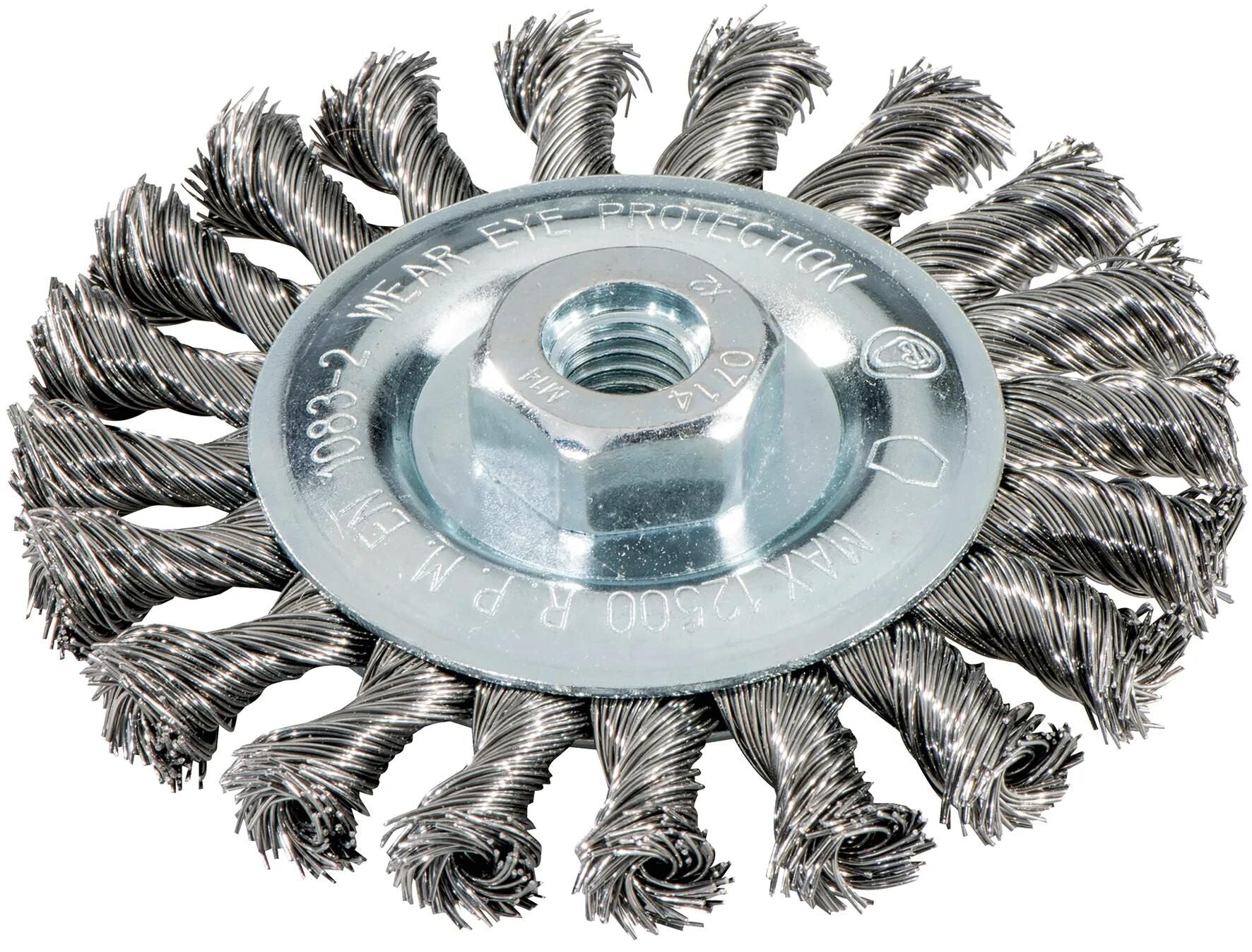 Metabo accessoires metabo stahldrahtrundbürste round brush with hole metabo m14, d=115mm