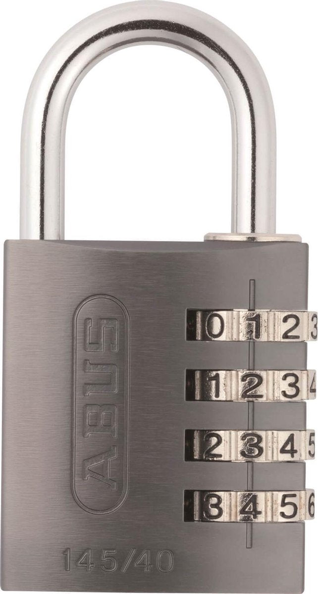 Abus Cijfer Hangslot 145 40 Titanium Grijs - 7cm