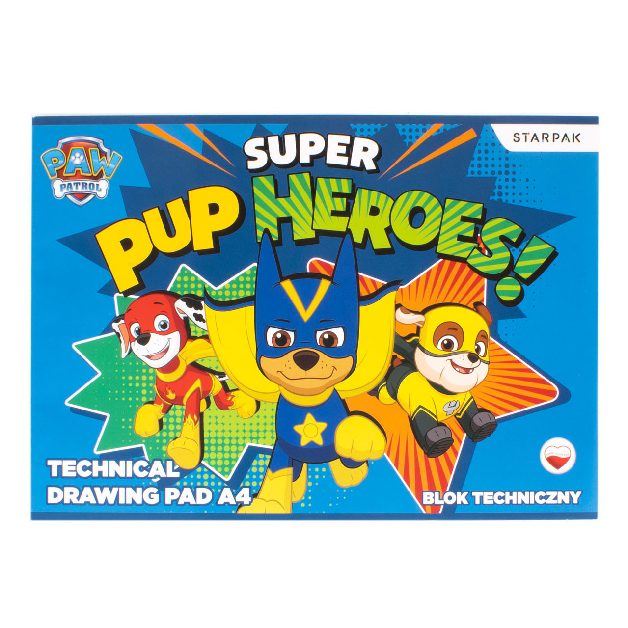 Paw Patrol tekenblok a4, 10 gesloten