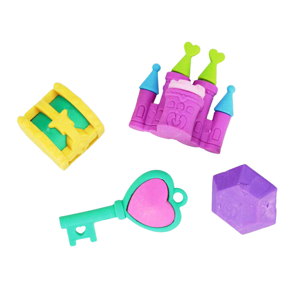 Gum 3d puzzel prinses, 4st.