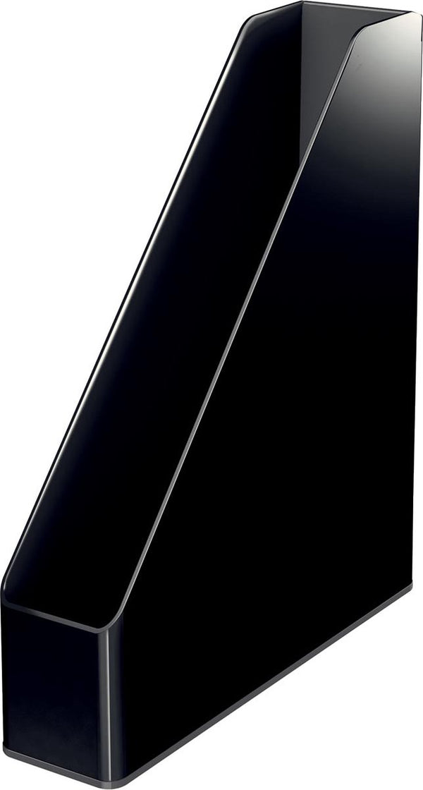 Leitz dual black tijdschriftenhouder zwart 4 stuks