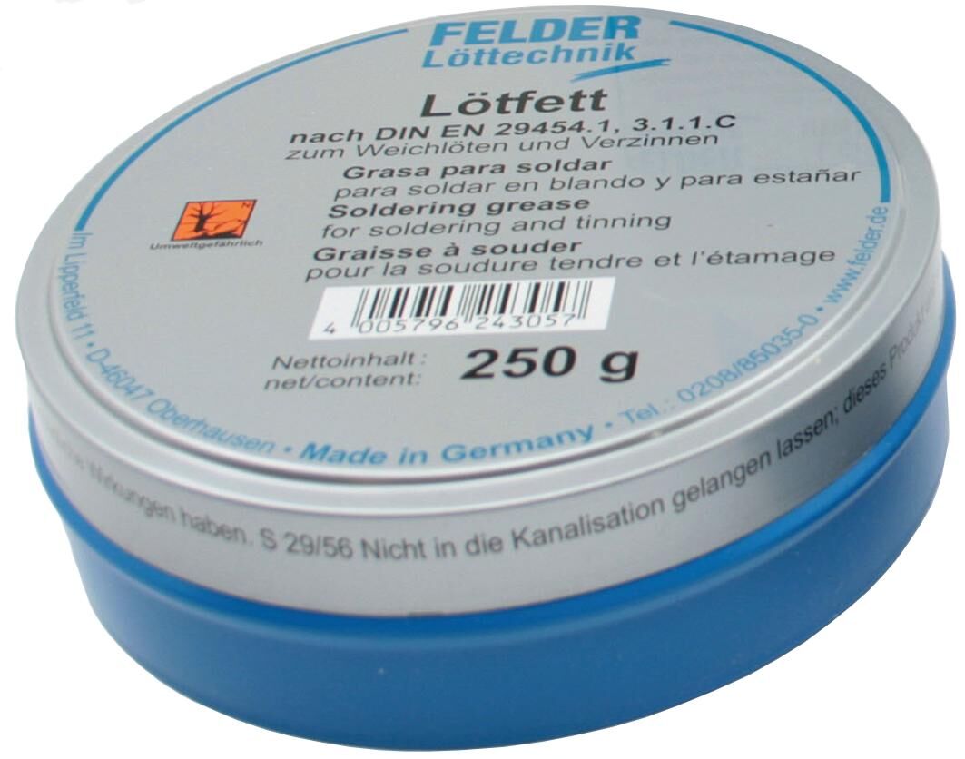 Wks zacht soldeervet f-sw 21 loetfett 250 g dose
