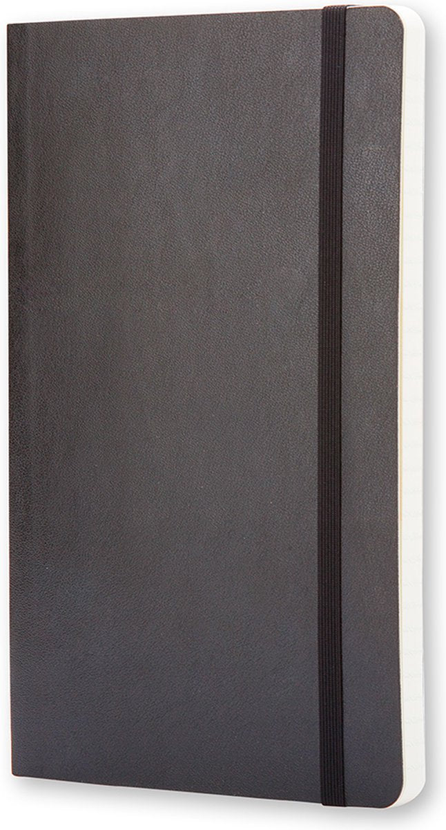 Moleskine classic notitieboek - large - softcover - gelinieerd - zwart