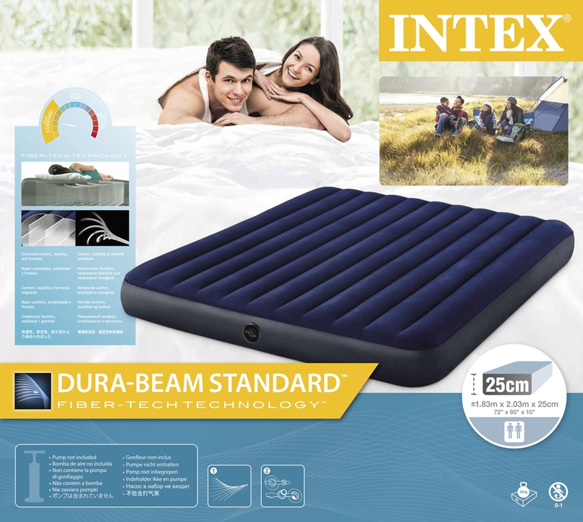 Matelas pneumatique Intex Classic Dura-Beam - taille king