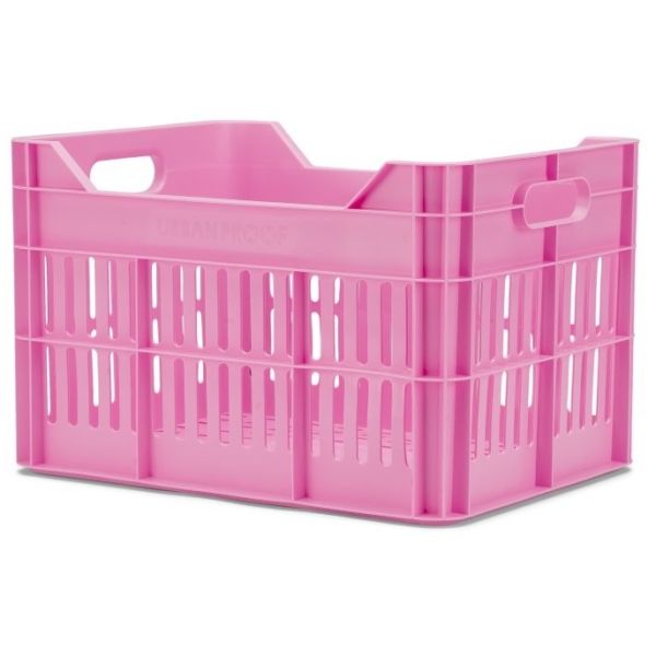 Dutchperfect urbanproof krat click 30l rpet fel roze