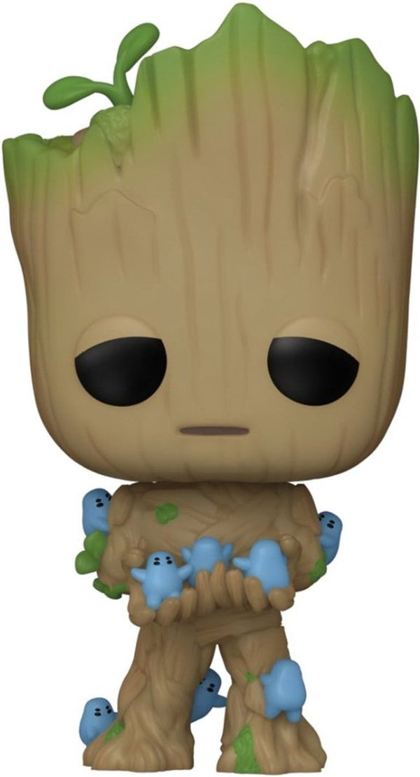 Funko guardians of the galaxy i am groot - groot with grunds vinyl figuur nr. 1194 pop! standaard