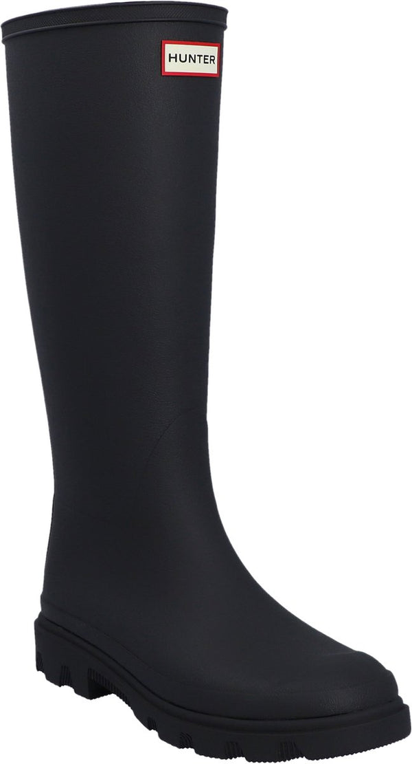 Hunter downpour tall insulated boot unisex regenlaarzen - zwart 44