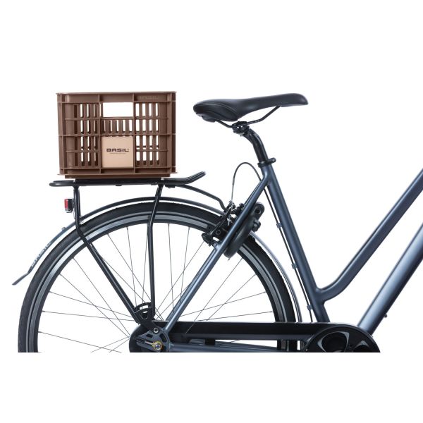 Basil fietskrat S - klein - 17,5 liter - bruin