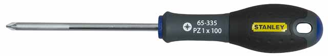 Stanley handgereedschap fatmax schroevendraaier pozidriv pz1 x 100mm - 0-65-335