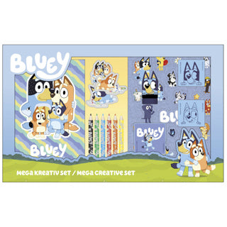 Undercover mega kleur en stempel set bluey