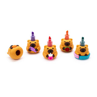 Dream pop stapelbare highlighters capibara | 6 stuks