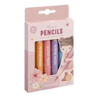 Little dutch rosa potloden 6 stuks