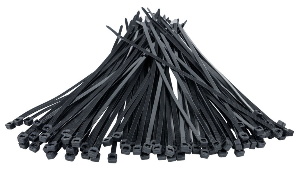 Unbranded kabelbinders 4.8x290 zwart zak a 100