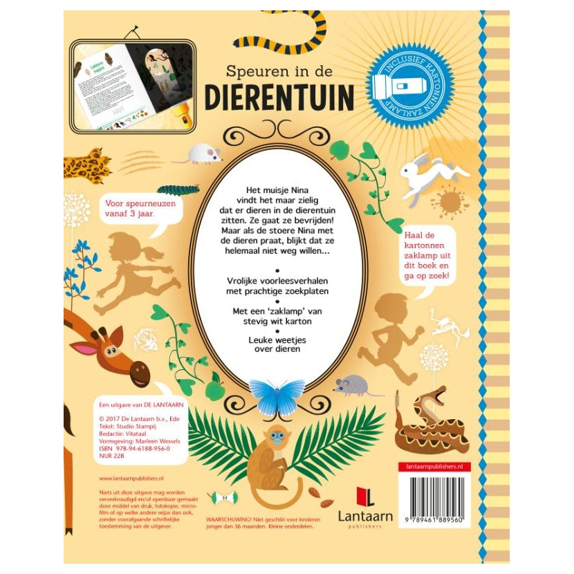 Speuren in de dierentuin + bekende zaklamp