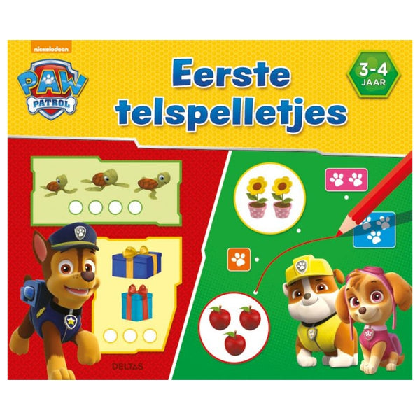 Deltas paw patrol - eerste telspelletjes (3-4 jaar)