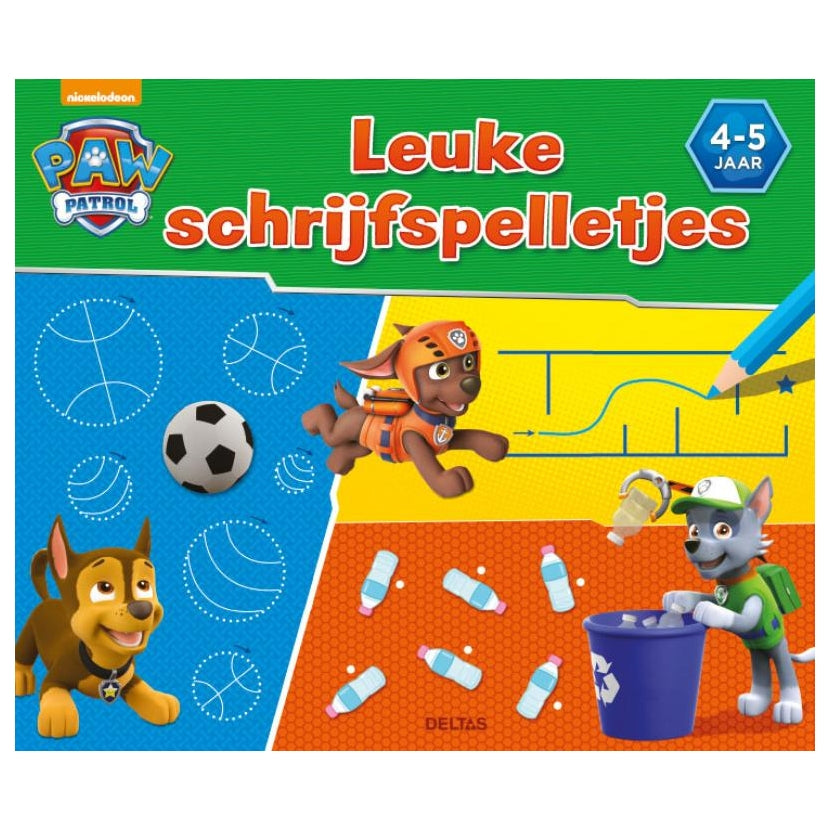 Deltas paw Patrol - leuke schrijfspelletjes (4-5 jaar)