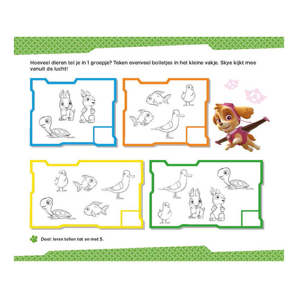 Deltas paw patrol - leuke telspelletjes (4-5 jaar)