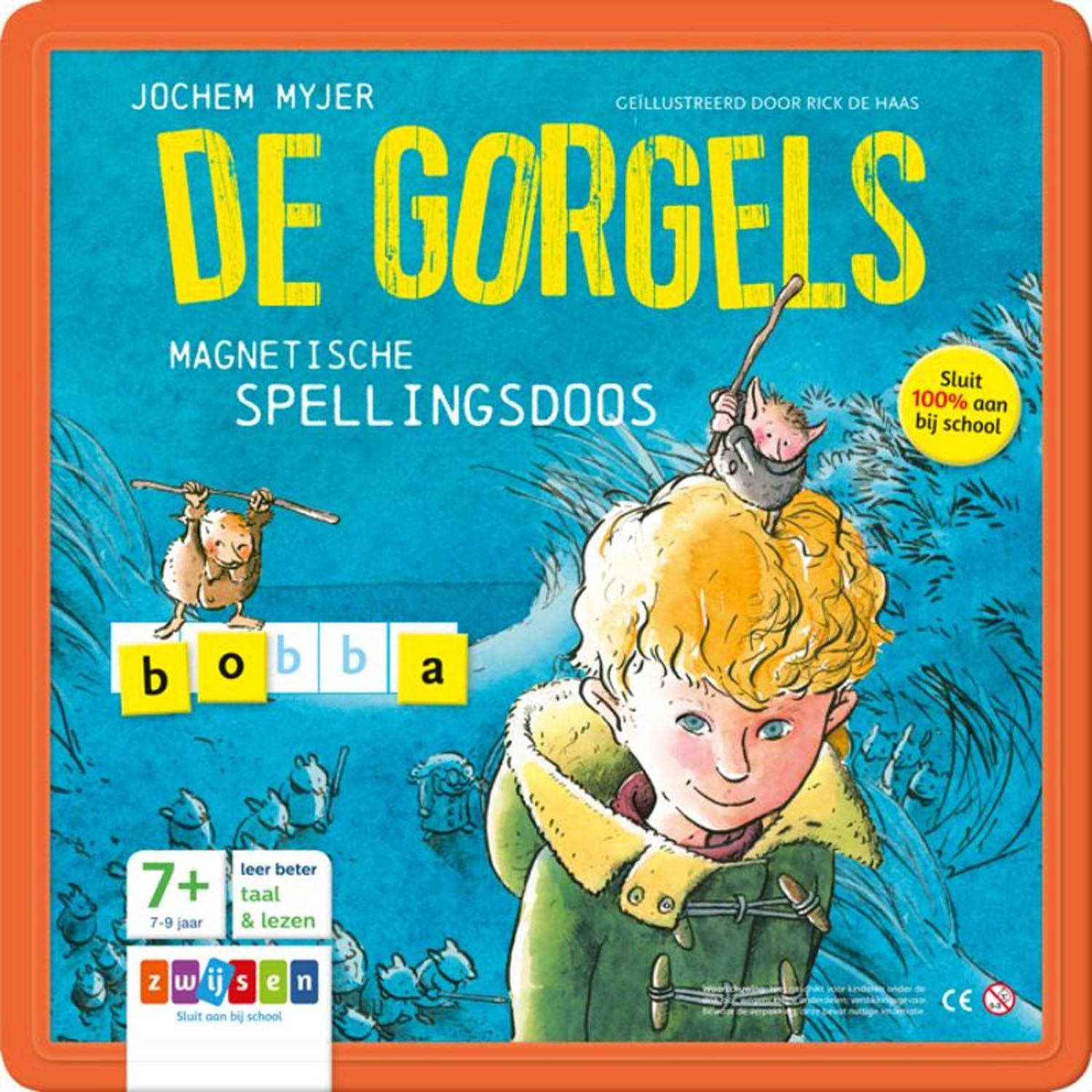 De gorgels magnetische spellingsdoos