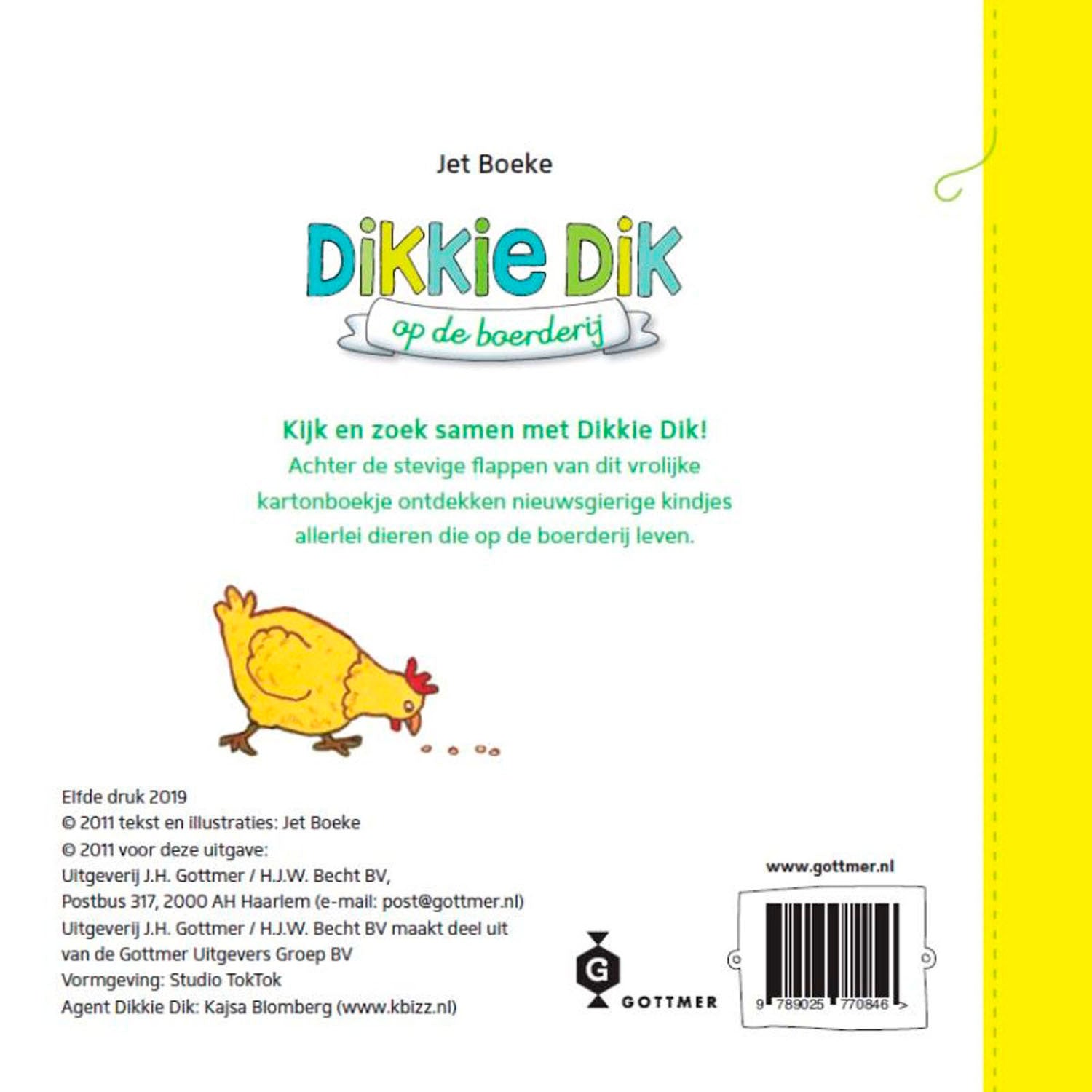 Gottmer uitgevers groep dikkie dik op de boerderij