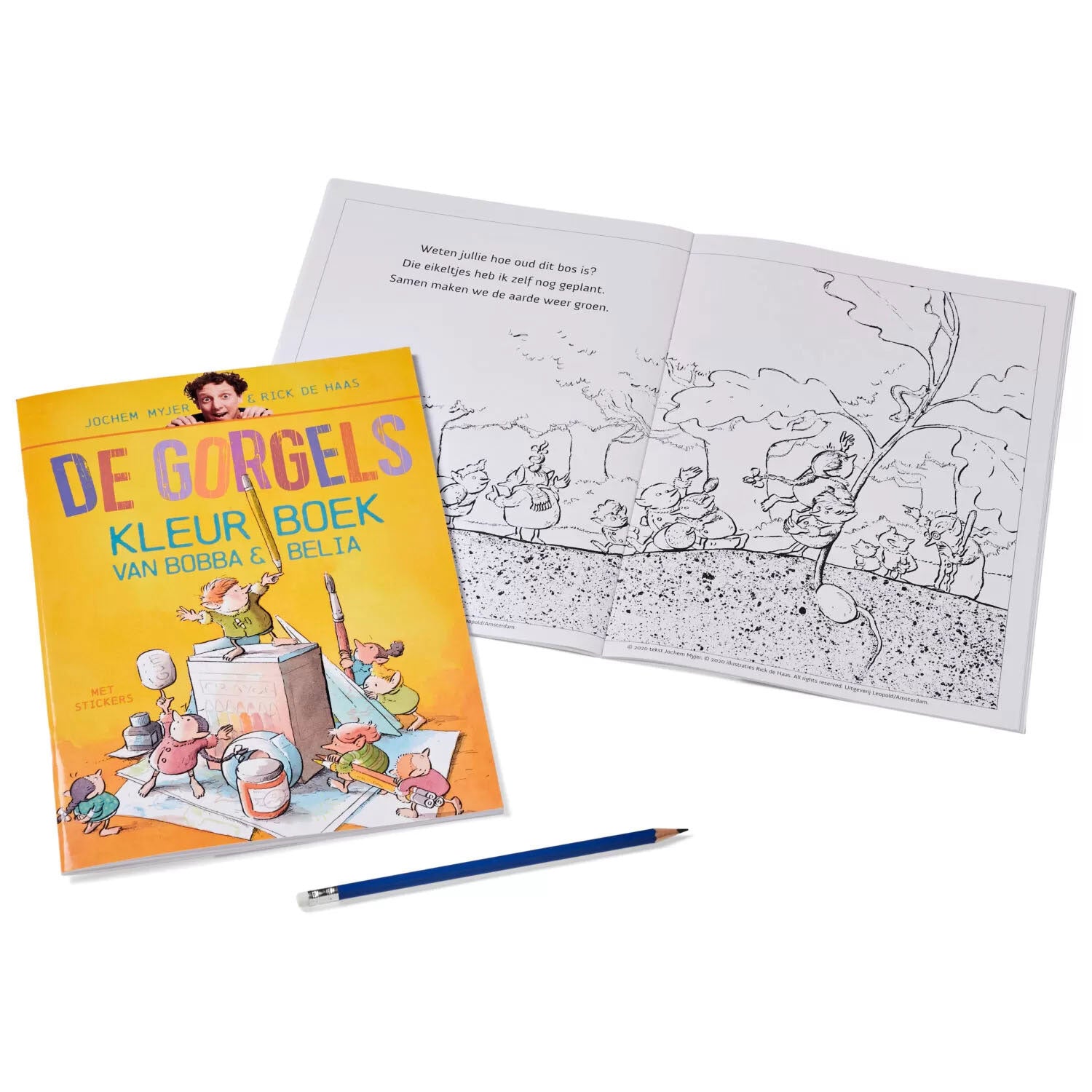 De gorgels kleurboek van bobba belia