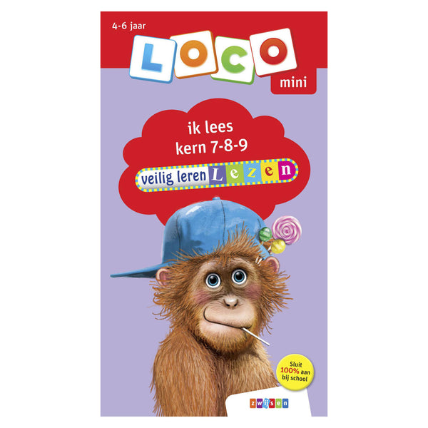 Wpg uitgevers mini loco - veilig leren lezen ik lees kern 7-8-9 (6-7 jaar)