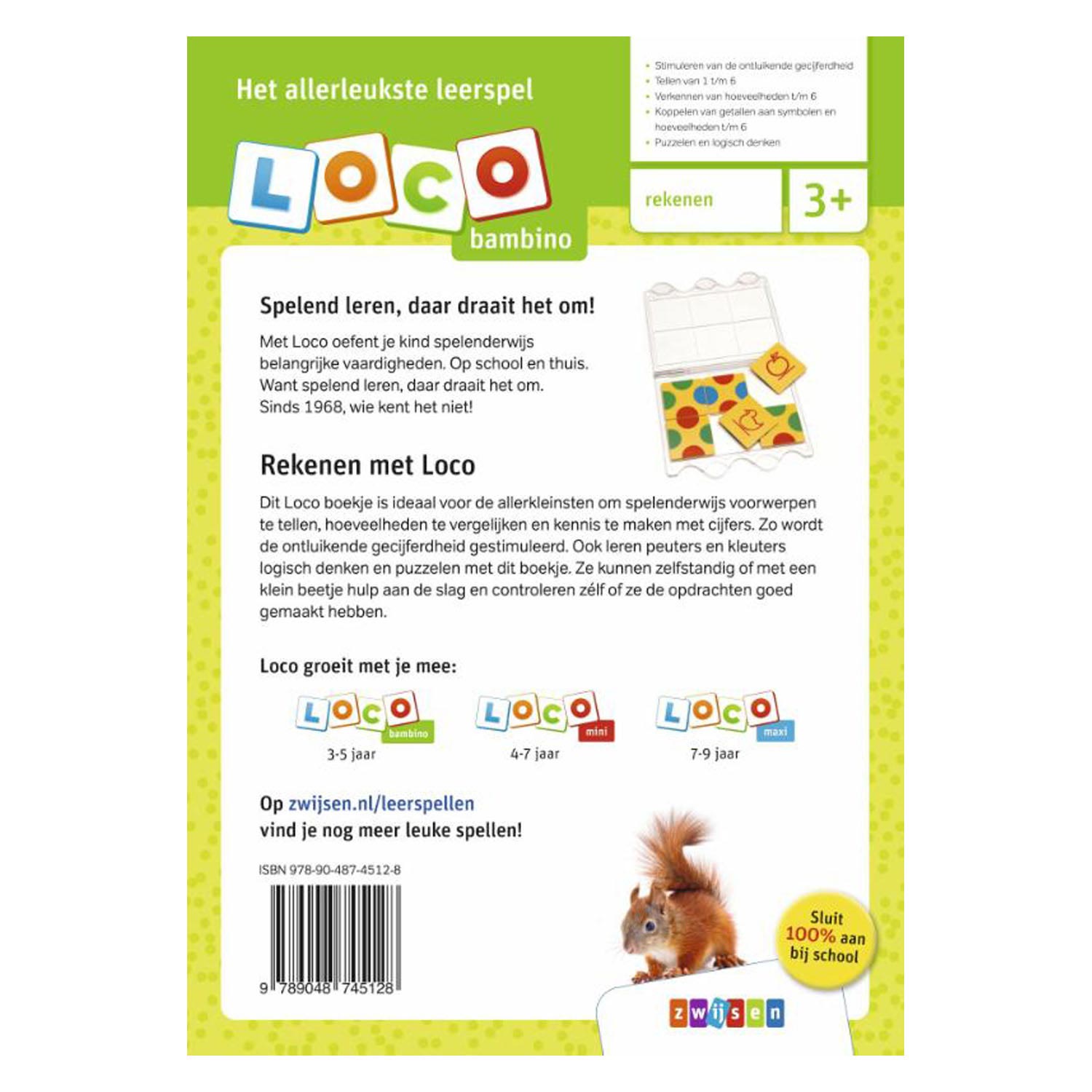 Loco bambino bambino loco rekenpuzzels (3-5 jaar)