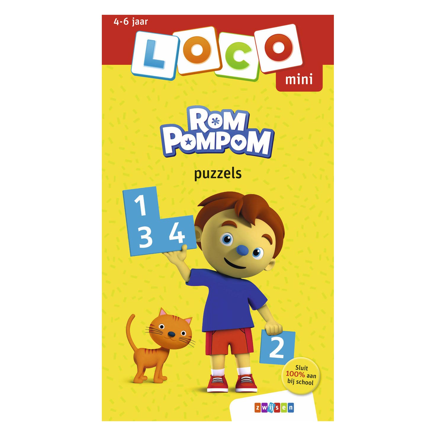 Wpg uitgevers mini loco rompompom puzzels (4-6 jaar)