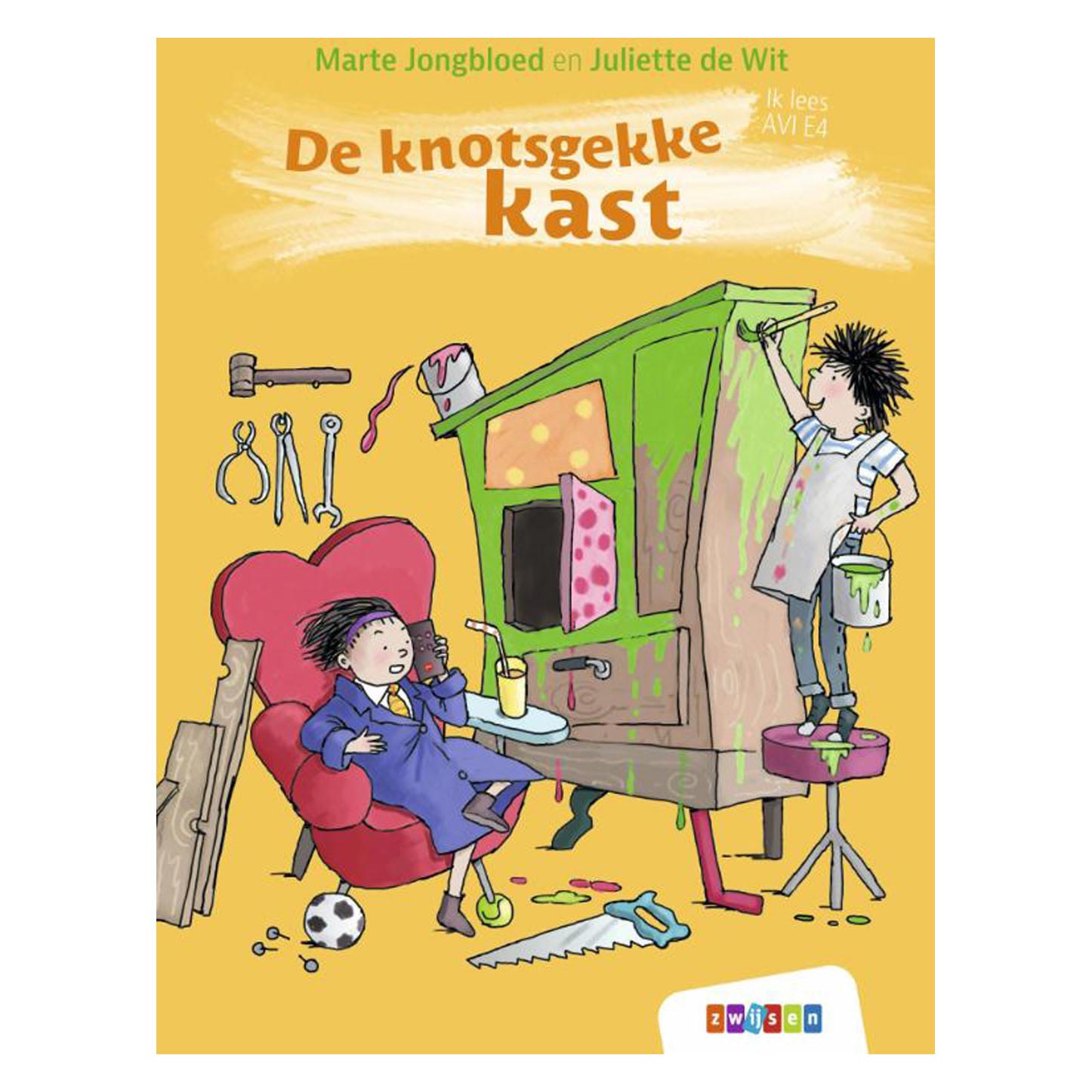Ik lees AVI - De knopengekke kast (AVI-E4)