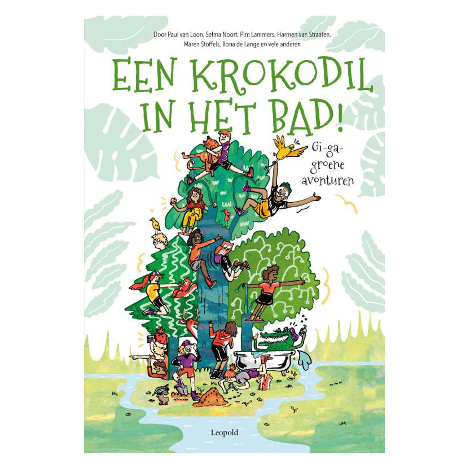 Wpg uitgevers een krokodil in het bad!
