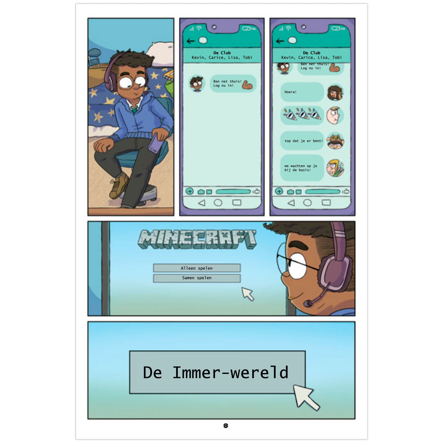 Wpg uitgevers minecraft - de strip