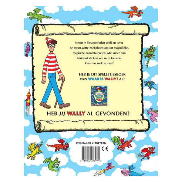 Wpg uitgevers waar is wally? draken en dromen kleurboek