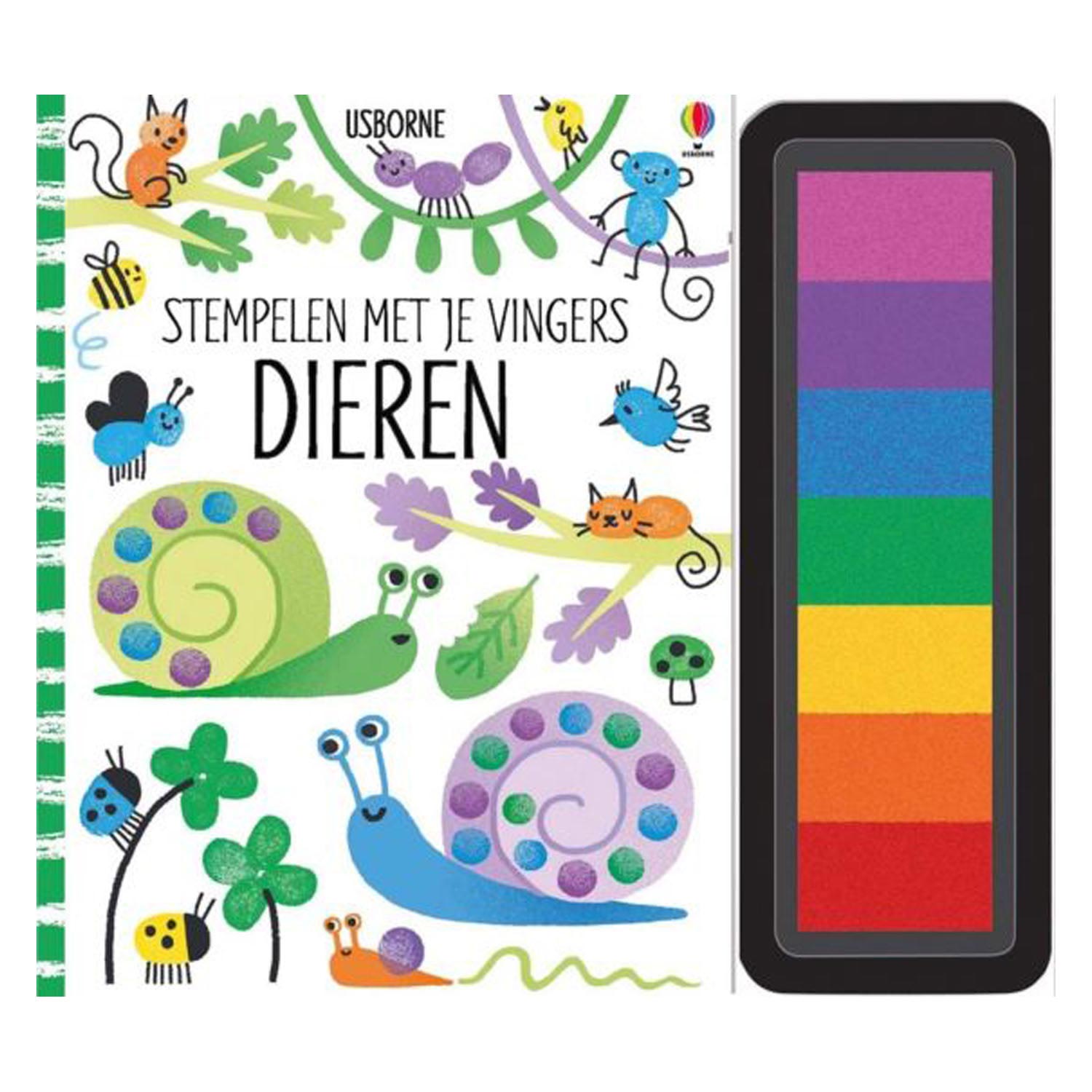 Wpg uitgevers stempelen met je vingers - dieren