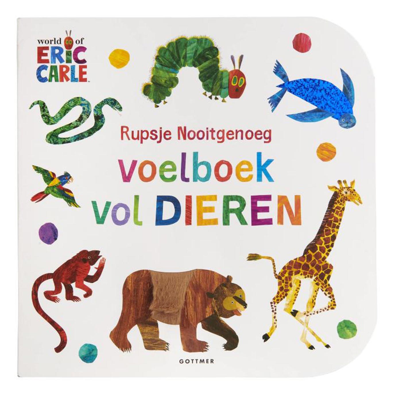 Gottmer uitgevers groep rupsje nooitgenoeg voelboek vol dieren