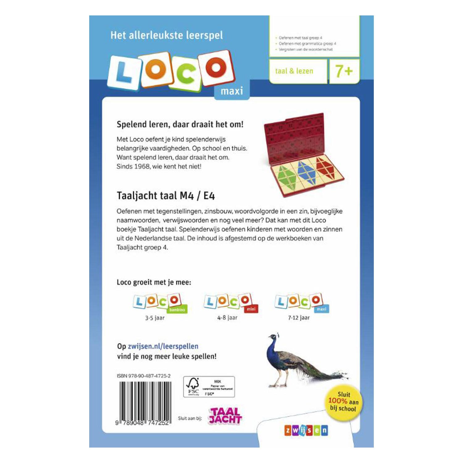 Wpg uitgevers maxi loco taaljacht taal m4 e4