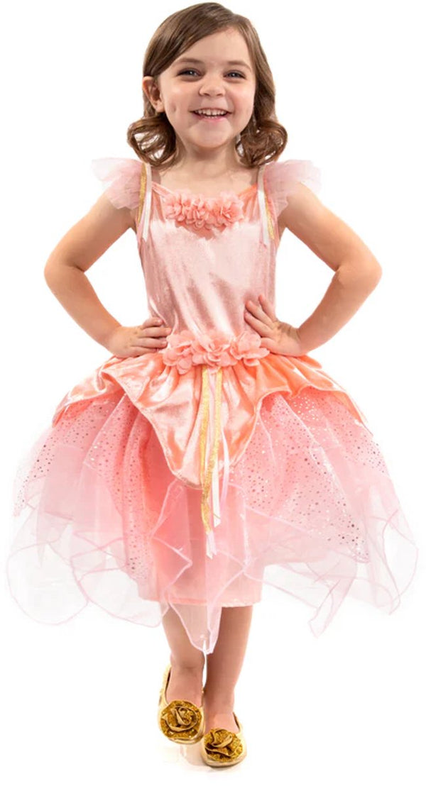 Little adventures - rosé garden fairy jurk – maat l (110-122) 110