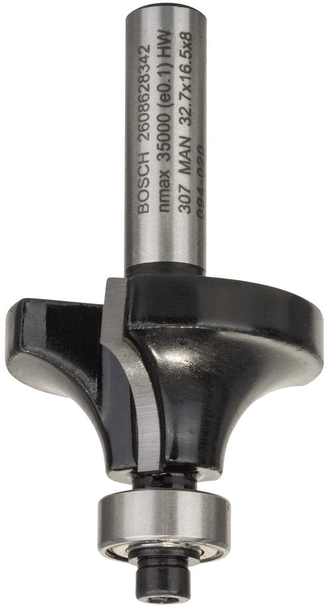 Bosch afrondprofielfrees +lager hm 10x17mm 8mm