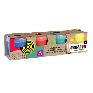 Creafun vingerverf – 4 × 140 g